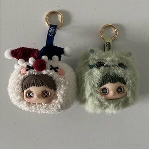 Maymei Crazy Circus Plush Mini Toys Purse Charms Keychains Like BB3 Labubu